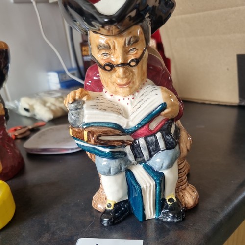 Town clerk character toby jug - clerk,