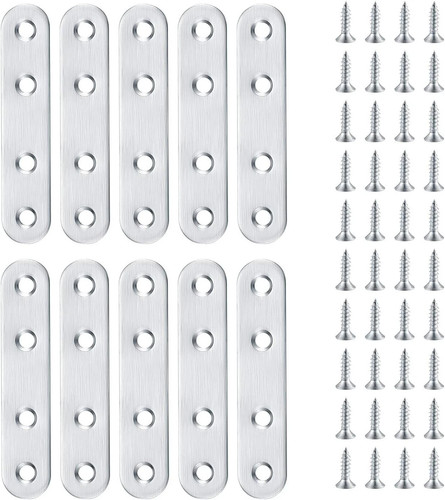 10pcs flat straight brace - straight,