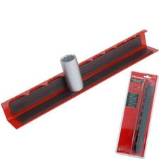 1/2" Magnetic Portable 10 Socket Holder Rail Retaining Rack Holders CT1905