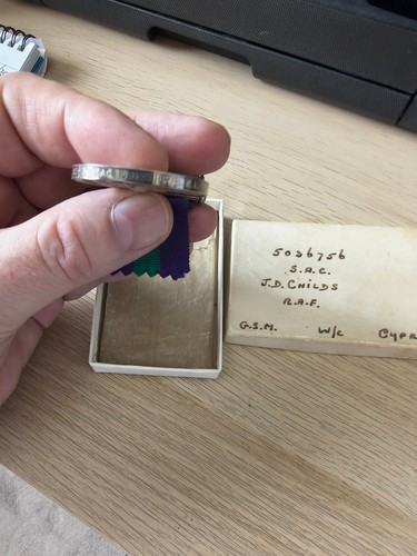 Boxed general service medal - boxed,