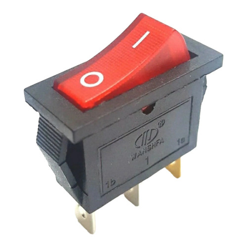 Red power switch - 240v, for