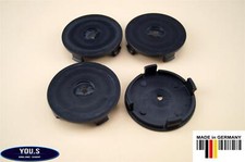 4 Hub Caps Hub Caps without Logo Borbet Aluett - 55 mm Black - TTE ABS