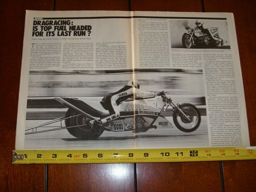 Top fuel motorcycle - top, drag