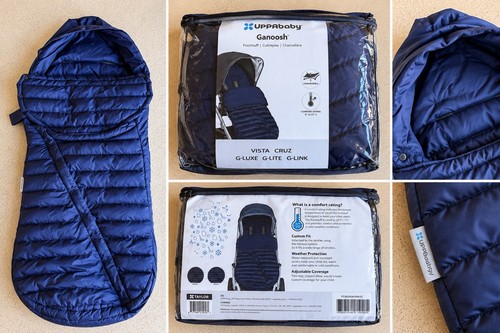 Uppababy ganoosh footmuff - ganoosh, blue