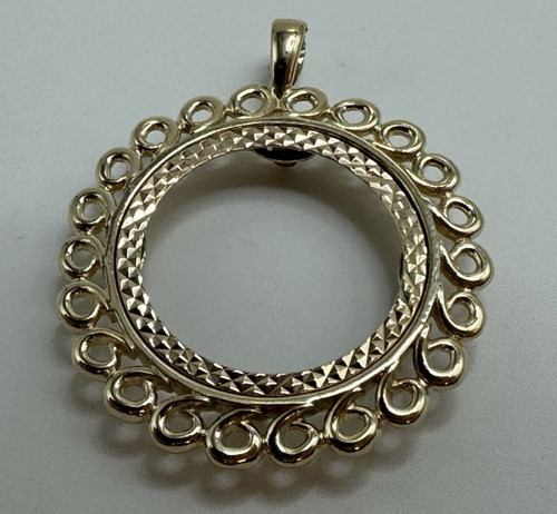 9ct gold swirl patterned full - patterned,