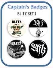 Set of 4 Blitz Badges 25mm -
