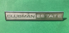 MINI CLUBMAN ESTATE- CAR BOOT METAL BADGE / EMBLEM - 158 X 25 MM