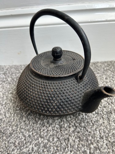 Japanese cast iron teapot - japanese, rare
