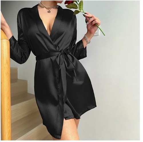 Women ice silk bathrobe - women’s,