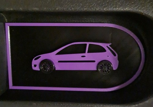 Hand brake insert purple - insert, x1