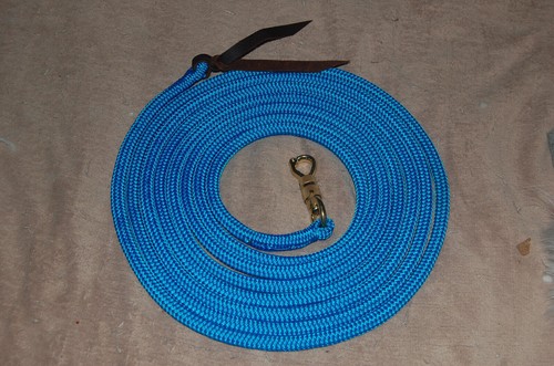 Blue longe lunge line - blue,