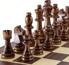 32PCS Wooden Chess Pieces Set