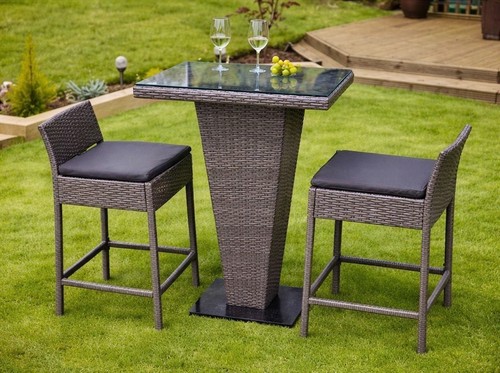 Piece outdoor rattan bar - outdoor,