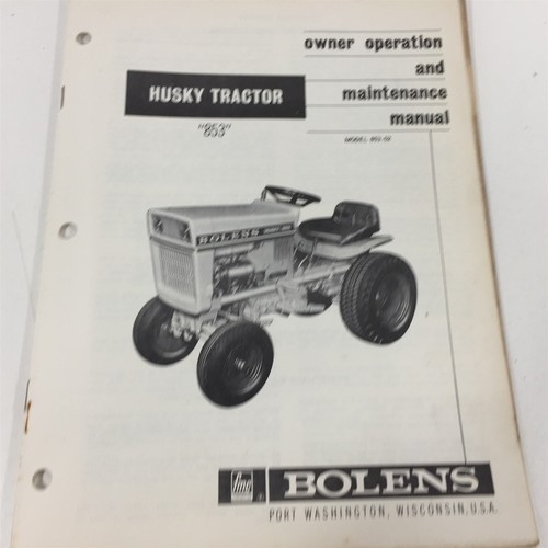 Genuine bolens husky 853 - bolens,