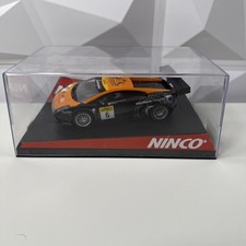 Ninco Lamborghini Gallardo 50447 Flatex Slot Car 1/32 Orange/Black no 6 -damaged