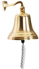 7" or 4"  Brass Ship Wall Bell