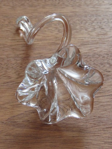 Vintage clear glass - clear, epergne