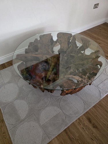 Tree root coffee table - tree,