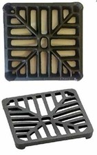 Square 6" (150mm) Cast Iron Thick Heavy Duty Gully Grid Grate Drain Cover Metal