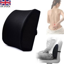 Memory Foam Seat Back Pain Support Booster Cushion Chair Car Pillow Lumbar Lower