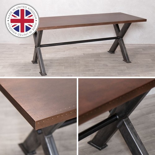 Industrial dining table copper - industrial,