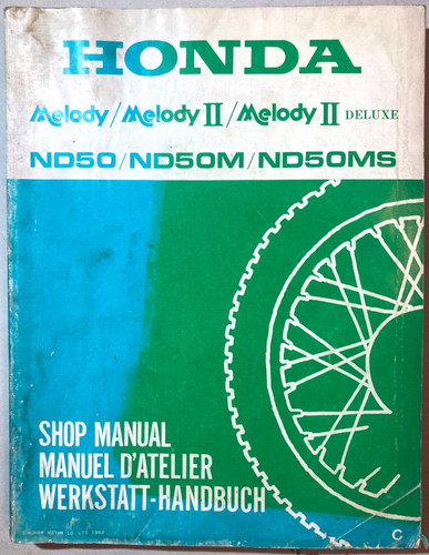 Maintenance manual workshop - manual,