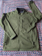 Rohan Bracken Hiking Fleece Jacket Lined XL Mens Green Excellent Condition