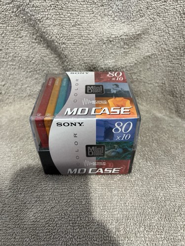 Sony mini disc - case, color,