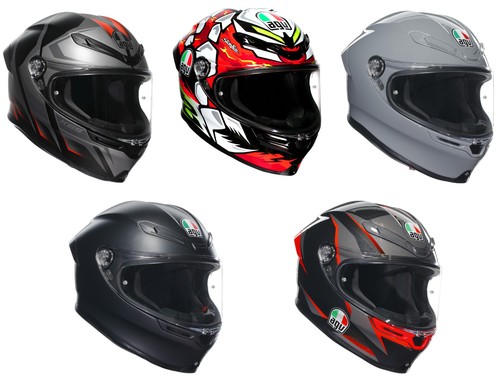 Agv motorcycle full face - k6-s,