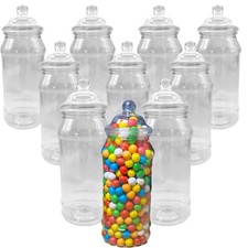 970 ml Plastic Victorian Style Empty Sweet Jars   5 10 15 20 25 Wedding Party