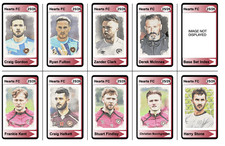 HEARTS FC - 25/26 SCOTTISH PREMIERSHIP BASE SET- Trading cards by Shirt & Club