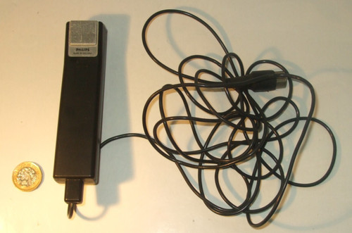 Vintage philips microphone - vintage,