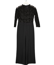 ZARA Woman Black Guipure Lace