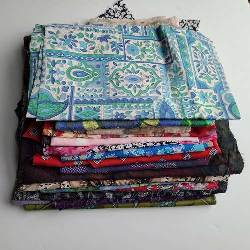 Fabric scraps mixed - fabric,