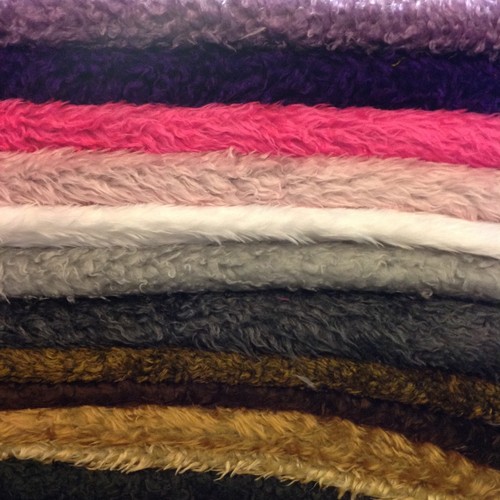 Faux fake fur curly - fur,