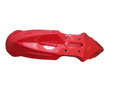 Front fender mudguard red - front,