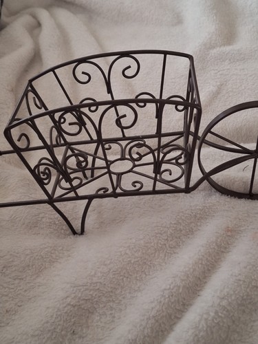 Vintage wrought iron wheel - wrought,