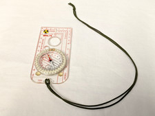 British Army - SILVA 4/54 Military Luminous Compass with Lanyard - Bubble in Oil