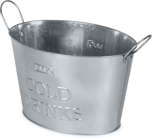 Galvanised steel 24l drinks - steel,
