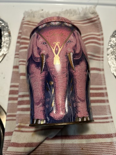 Williamson elephant tea tin - elephant,