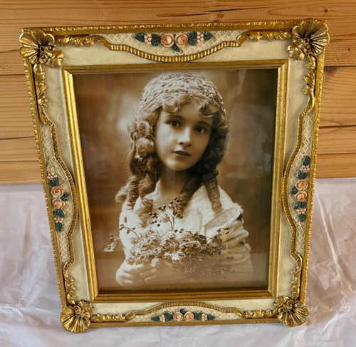 Vintage ornate photo frame - ornate,