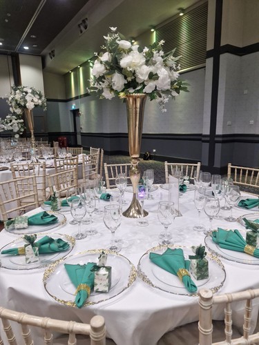 Tall wedding floral table - tall,