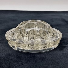 Vintage Clear Glass Flower
