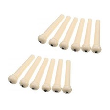 Premium Guitar String Holder 12 Pcs Plastic Bridge Pins for Acoustic Guitar