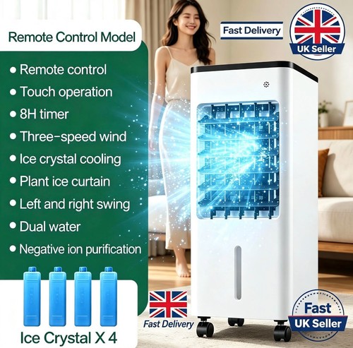 Portable air cooler fan remote - portable,