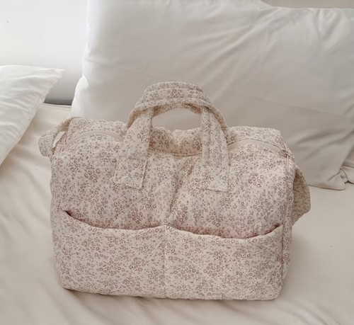 Pink floral maternity - maternity, bag