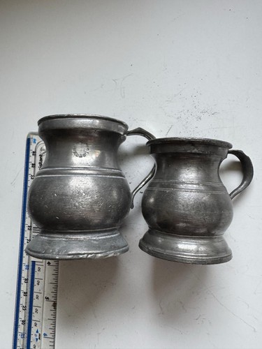 Antique pewter pub half - pewter,