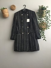 NEW Structured ZARA Tweed Coat