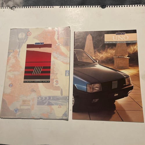 Fiat uno car sales brochure - uno,