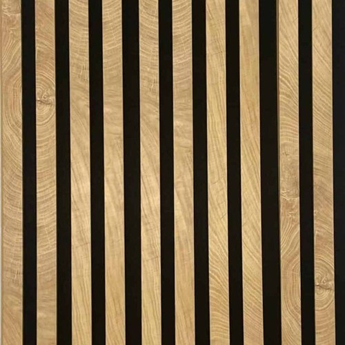 Acoustic wood wall - wall, slat